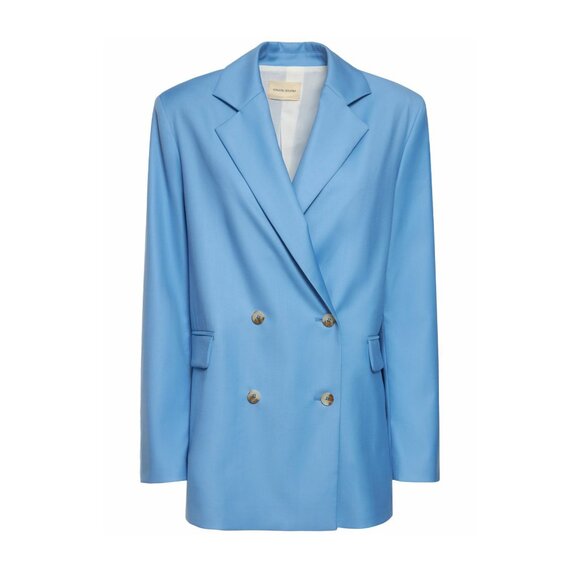 LouLou Studio "Donau" Blazer in Blue, size Small - Picture 3 of 10